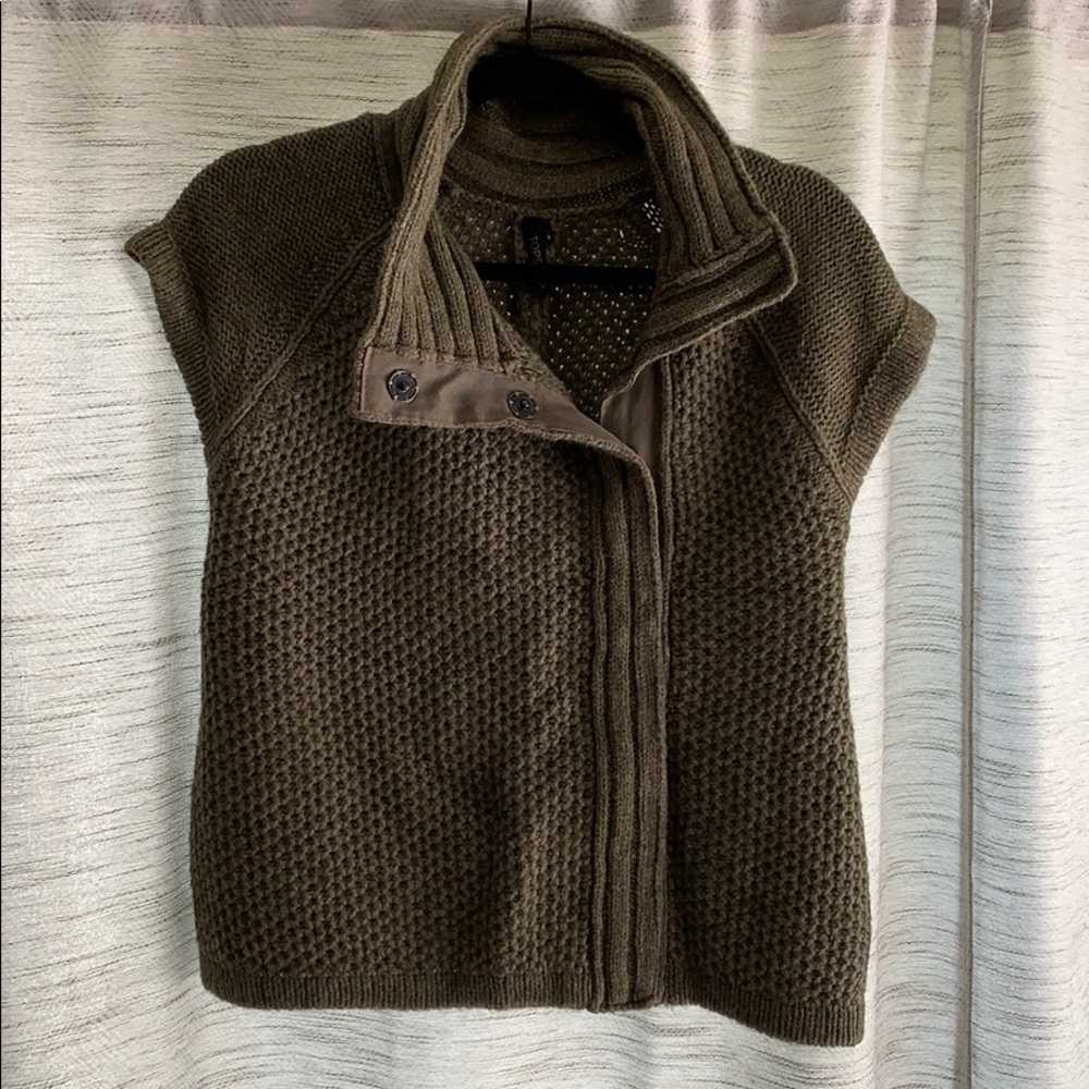 TOPSHOP button up sweater